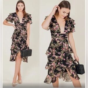 Women’s WAYF Miranda Tiered midi dress